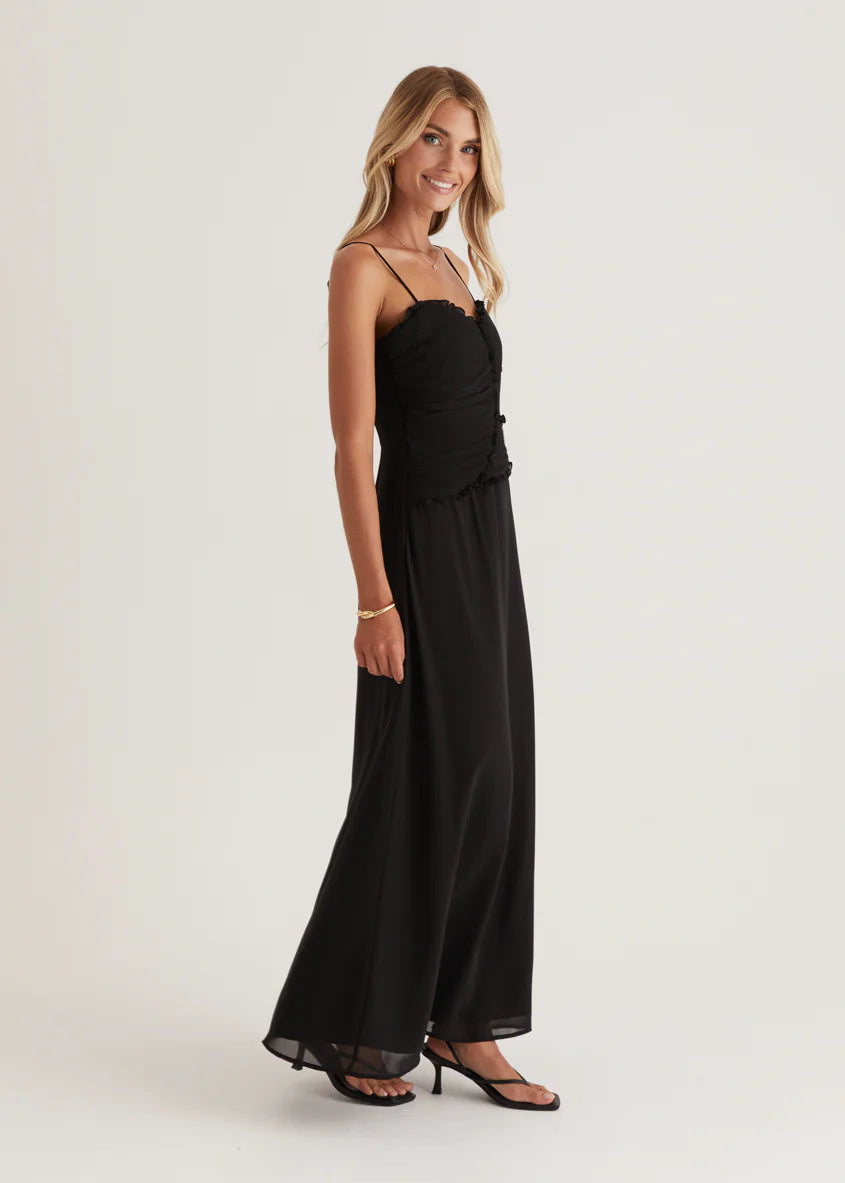 Kimmy Maxi Dress - Black
