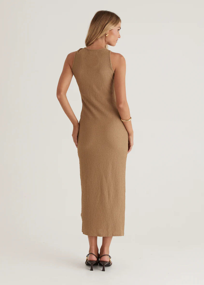 Torie Knit Maxi Dress - Latte