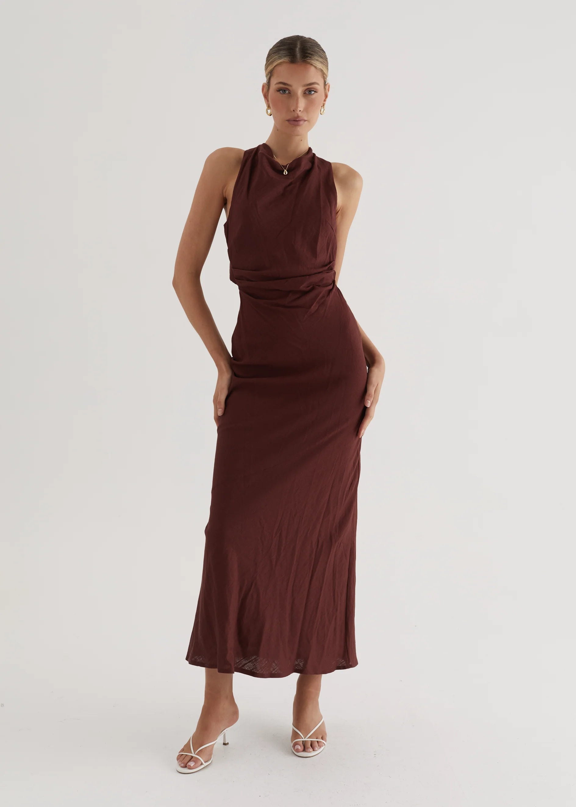 Renata Maxi Dress - Wine