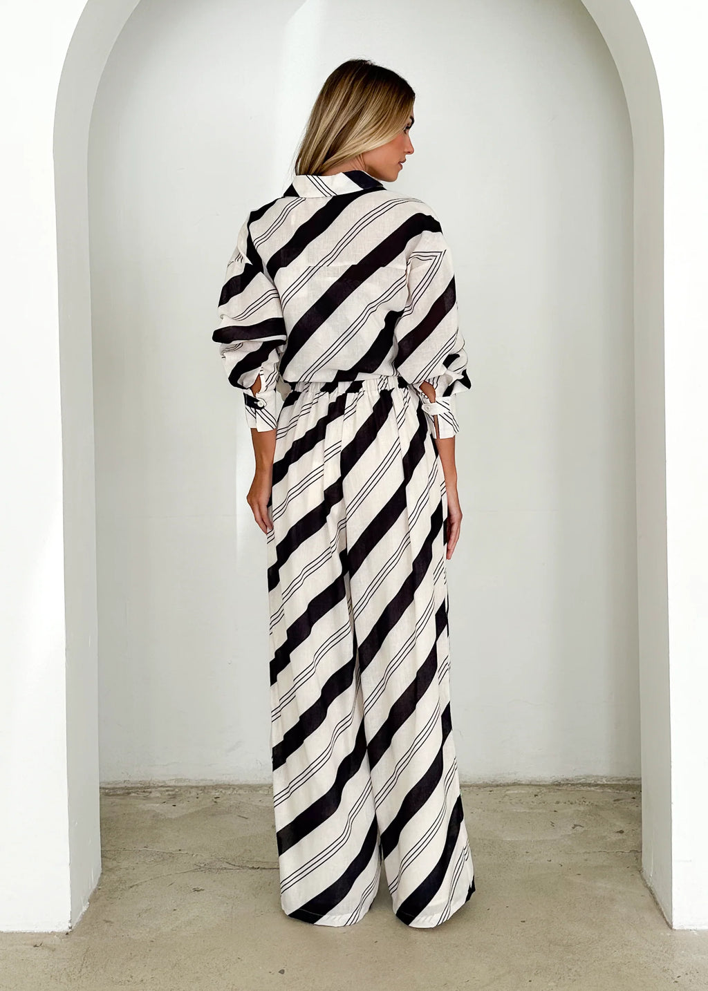 Jessa Pants - Black Stripe