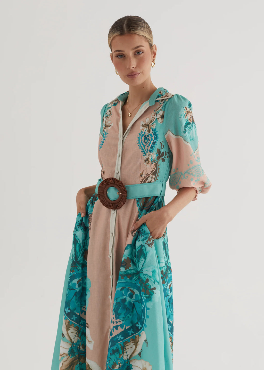 Pip Midi Dress - Willow Floral