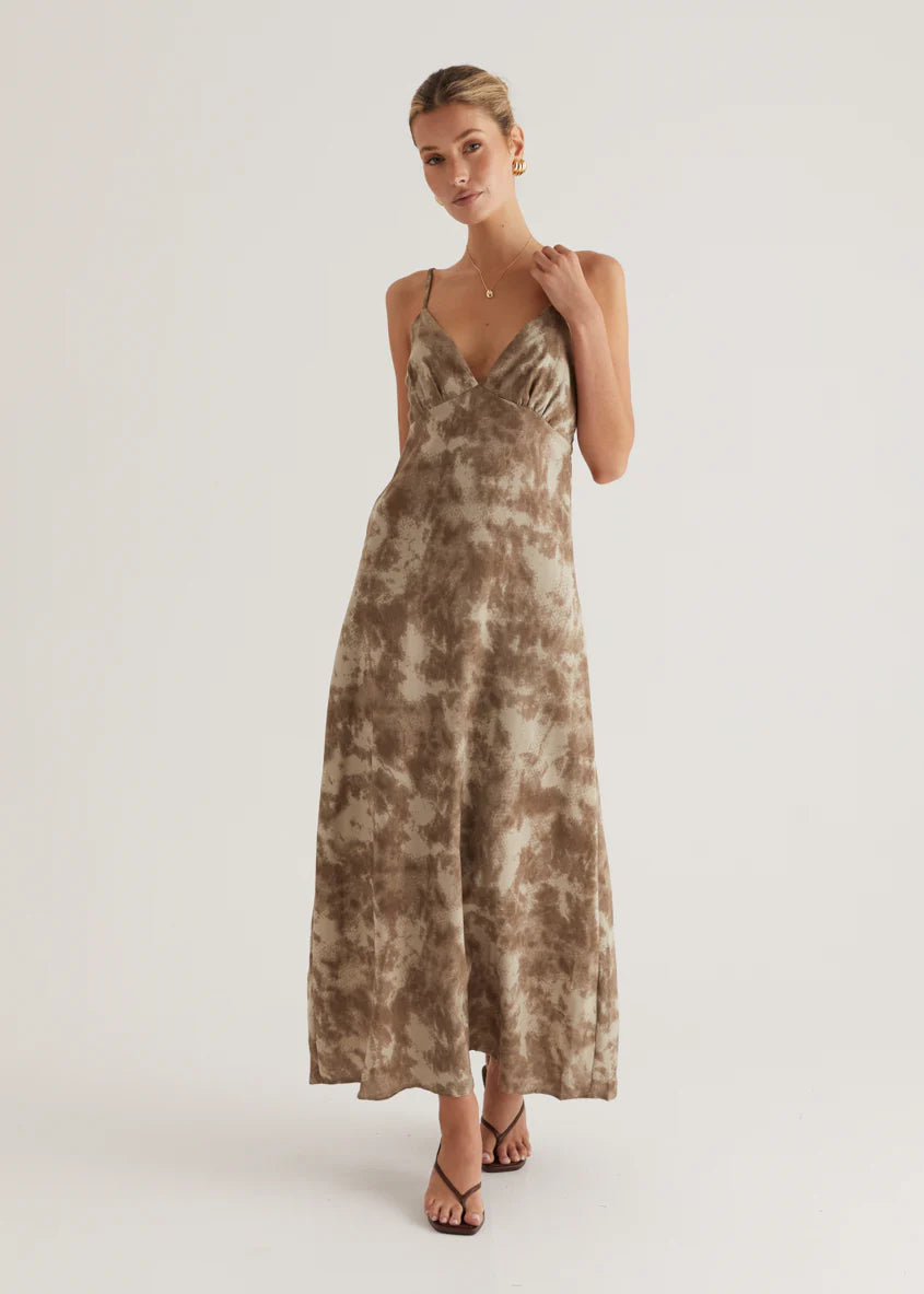 Emery Maxi Dress - Walnut