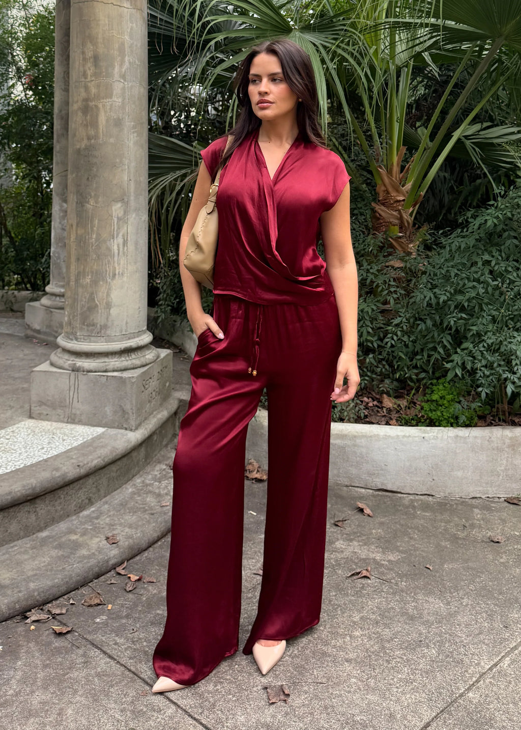 Charlie Top - Burgundy