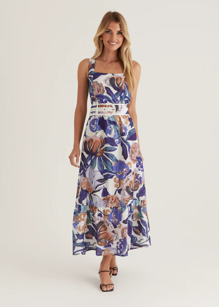 Wisteria Maxi Dress - Donatella Azure