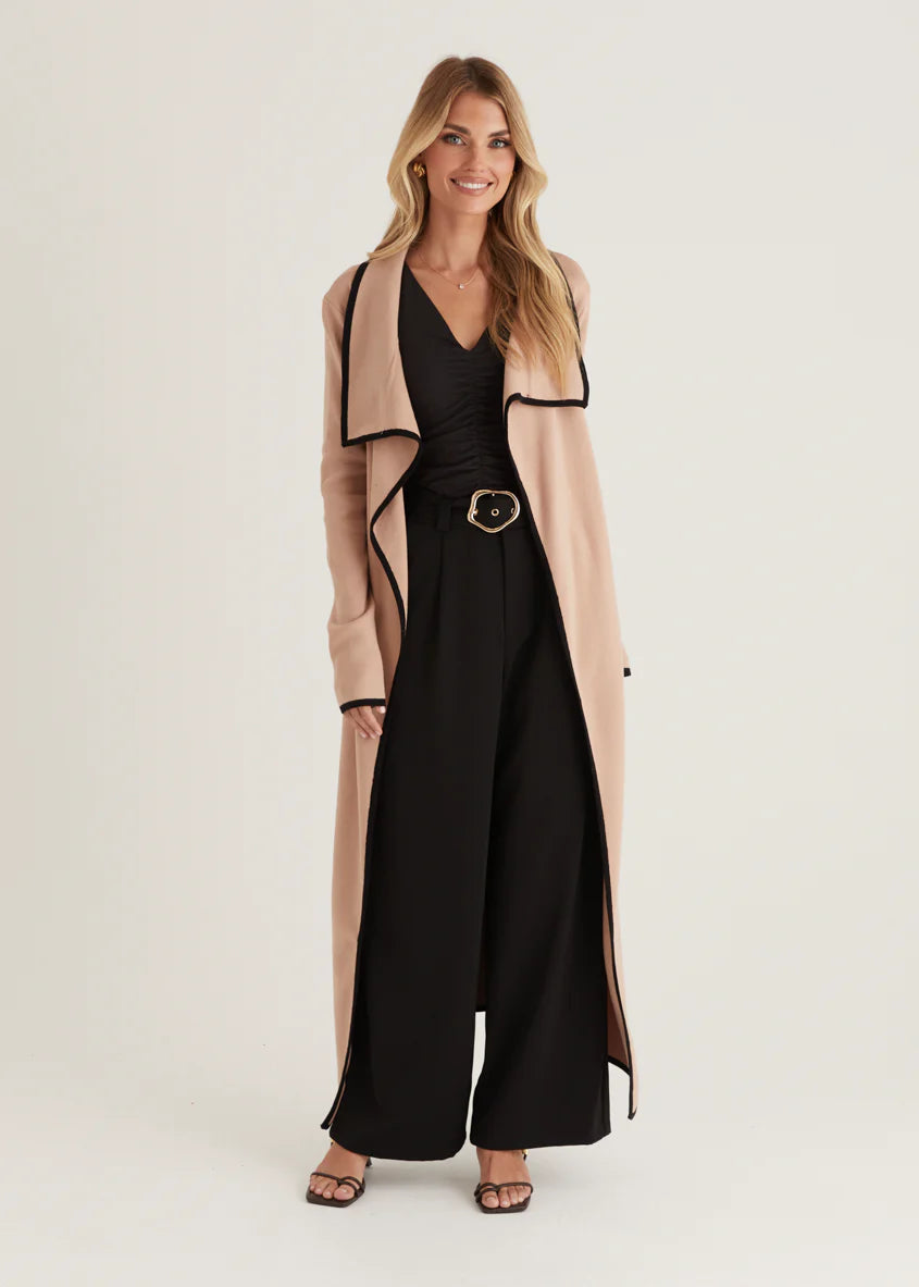 Portland Knit Coat - Camel