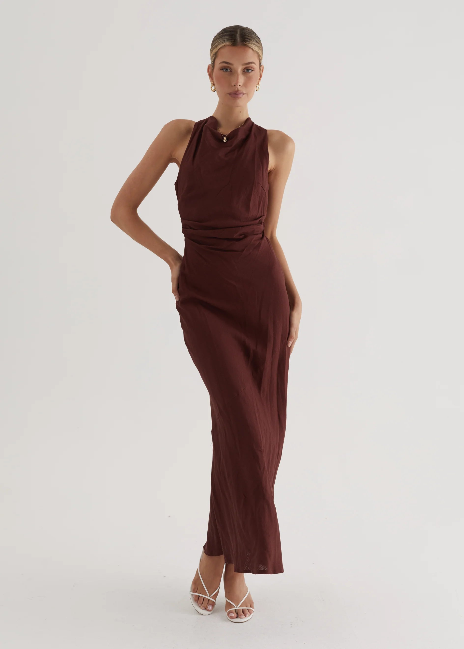 Renata Maxi Dress - Wine