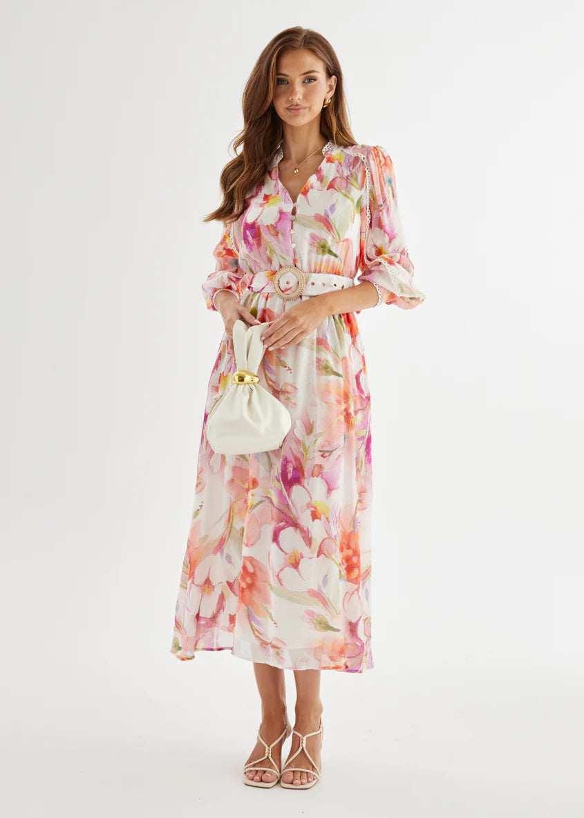 Milan Maxi Dress - Spring Bloom