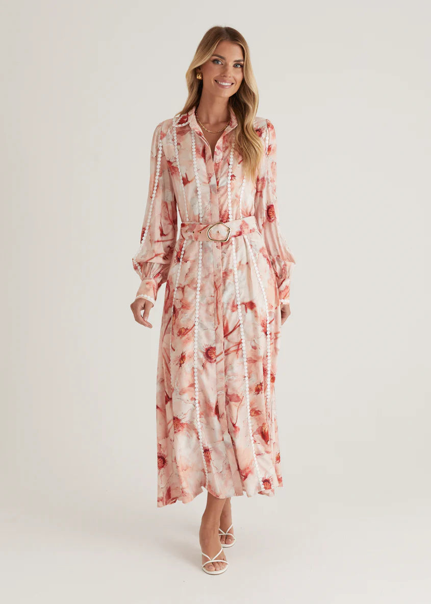 Starlet Maxi Dress - Blush Floral
