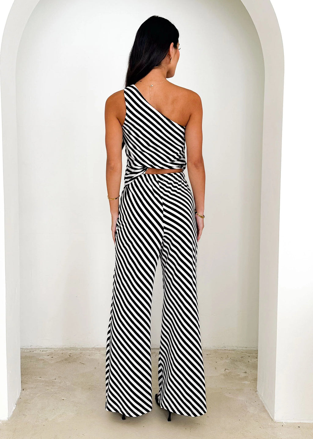 Heidi Pants - Black Stripe