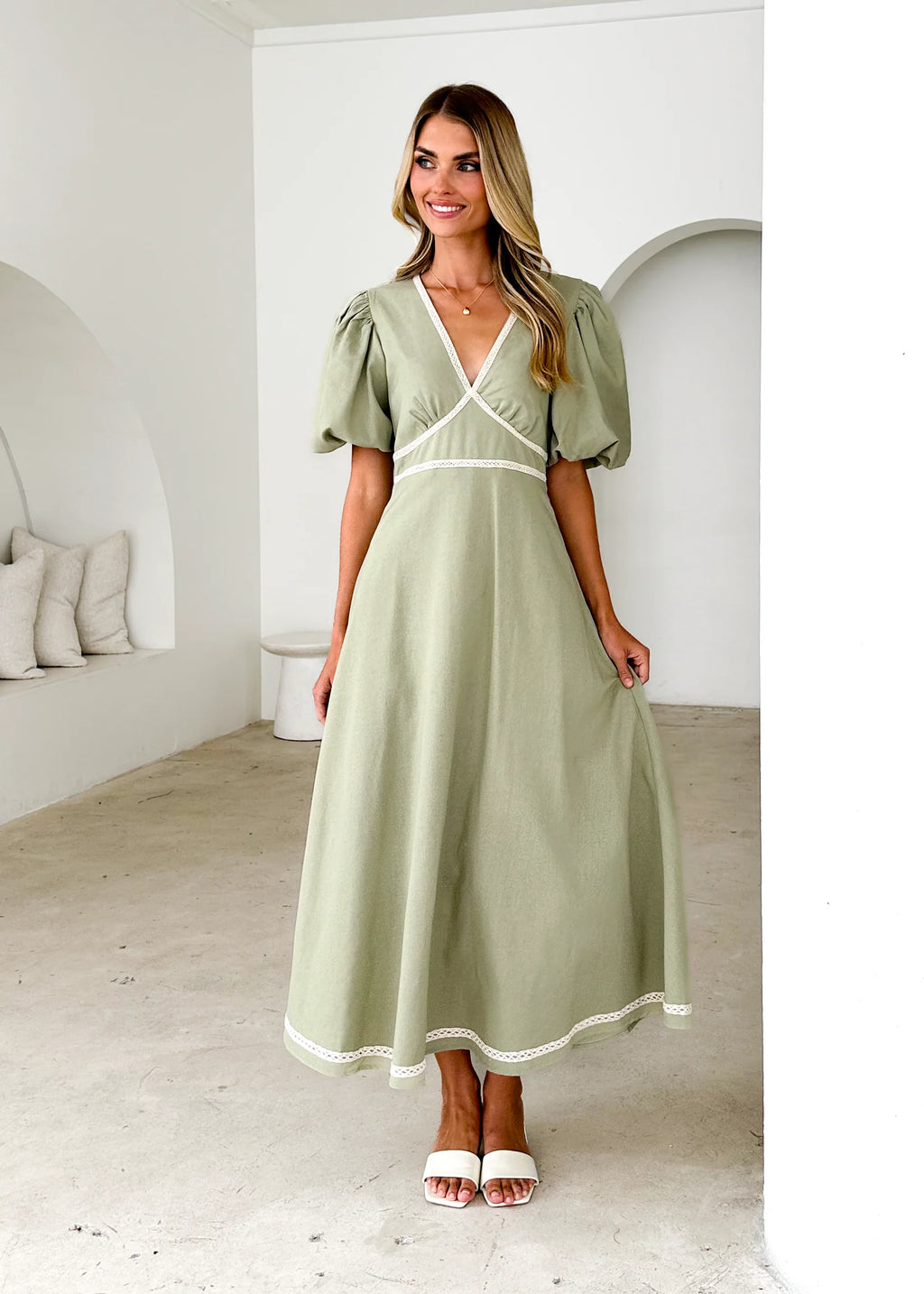 Ellodie Maxi Dress - Sage