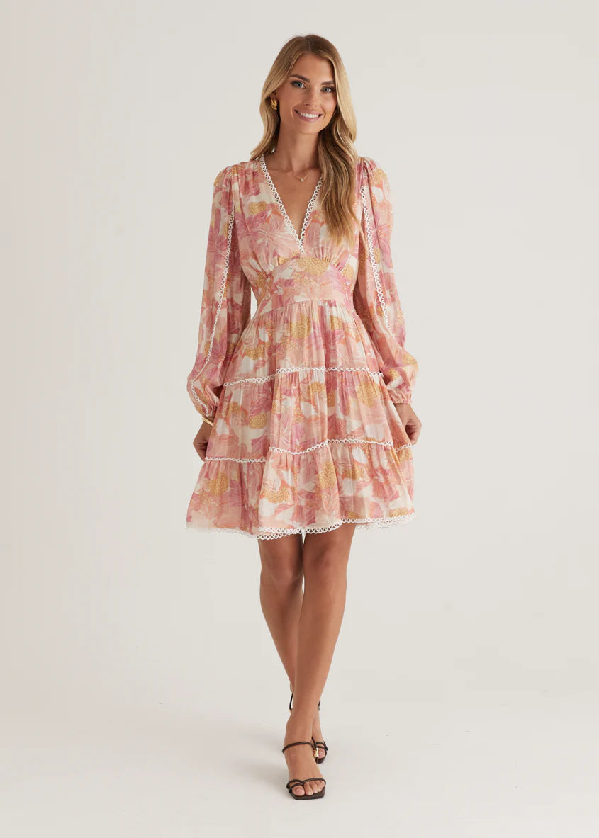 Palomar Dress - Blush Floral
