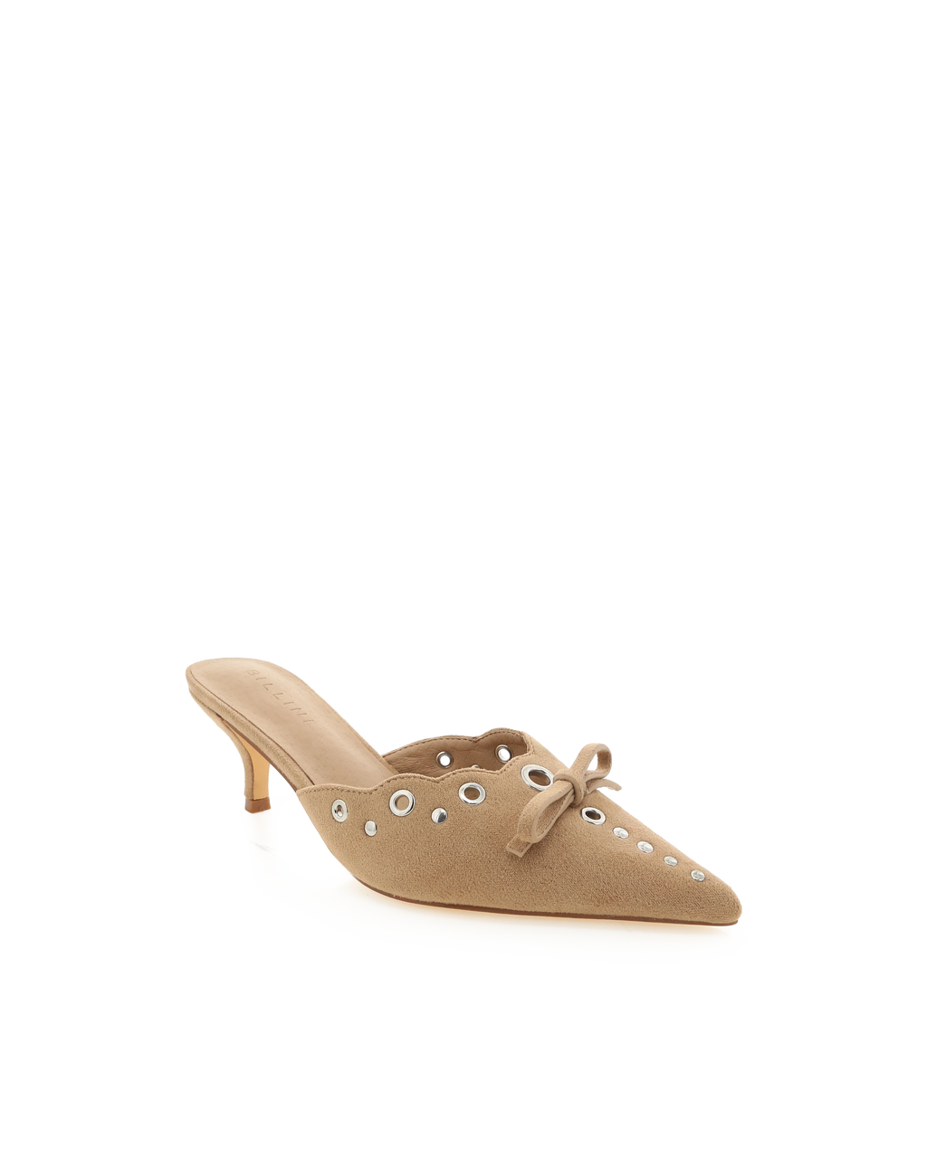 Elio Heels - Camel Suede