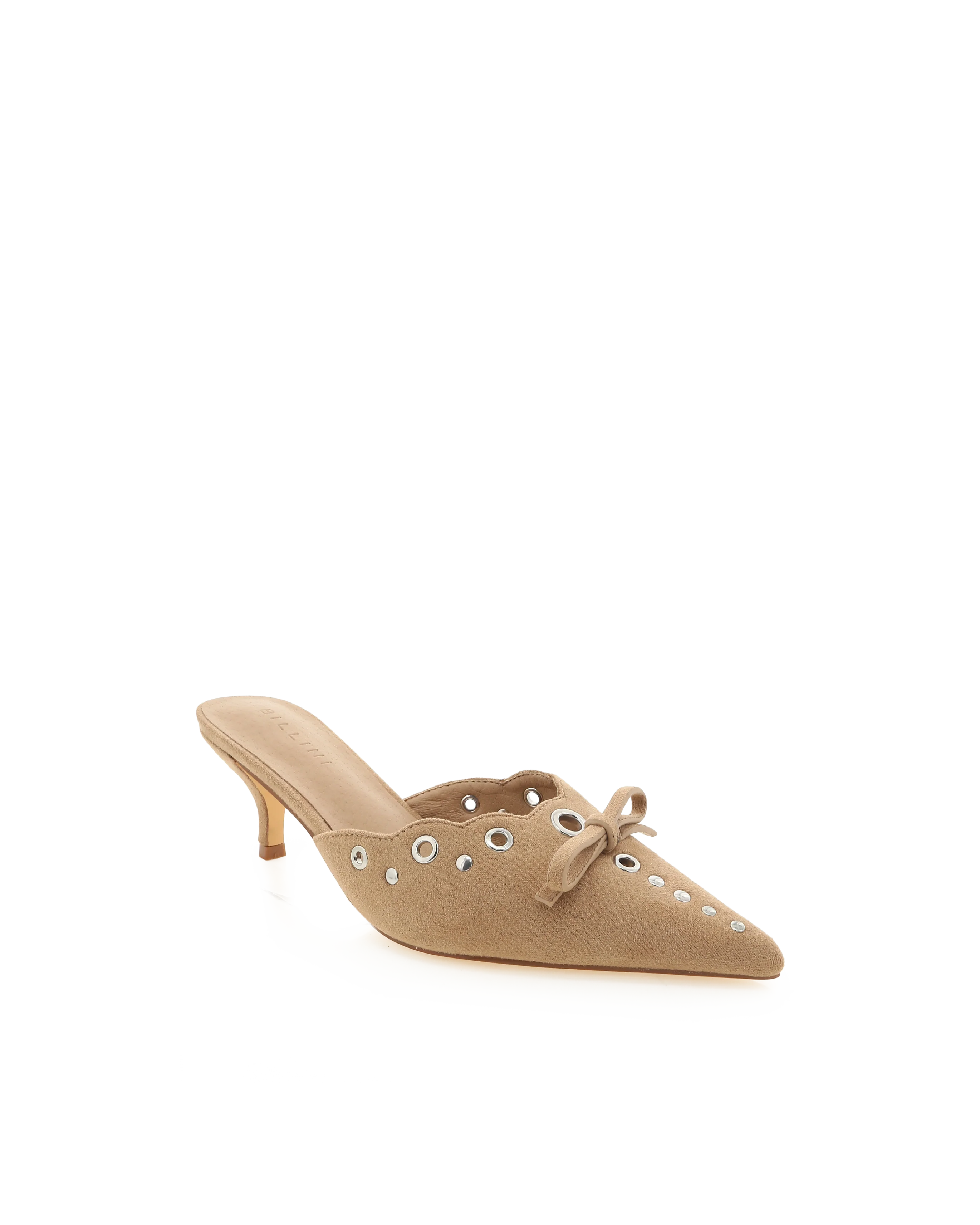 Elio Heels - Camel Suede