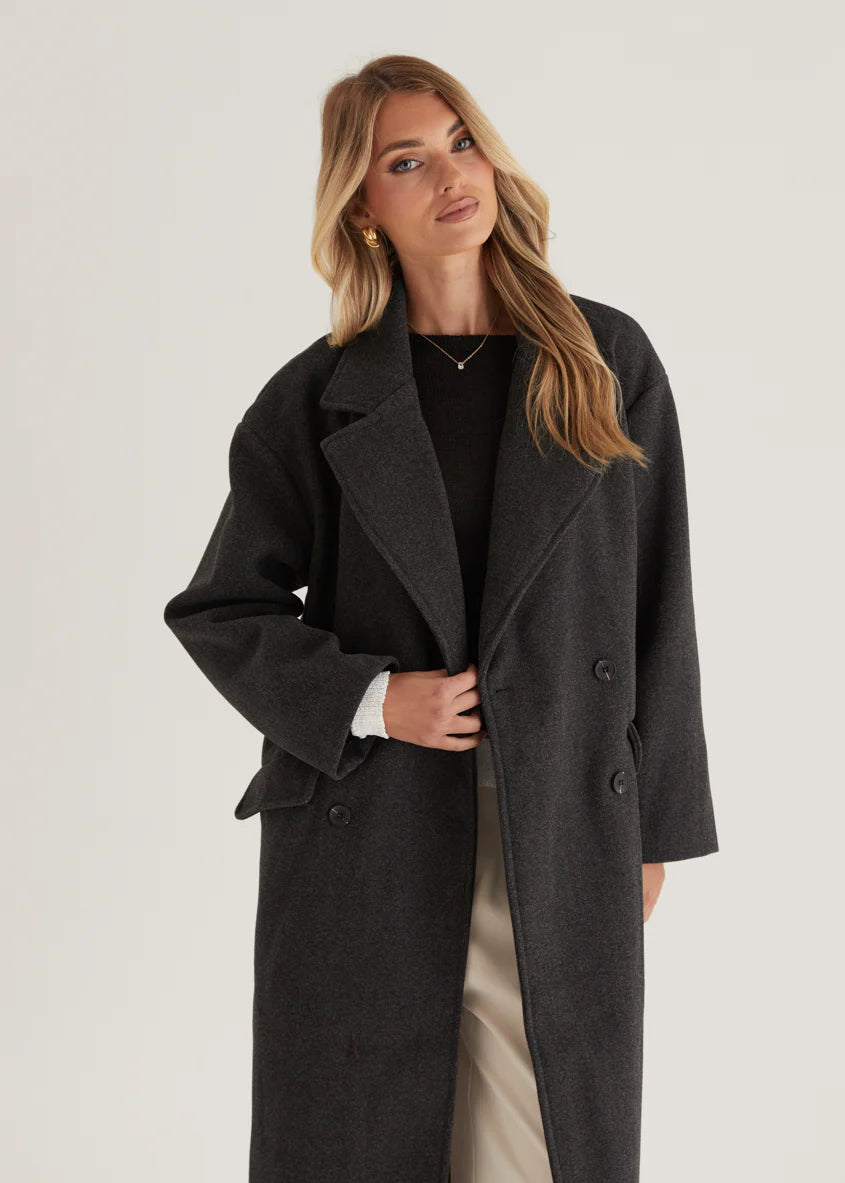 Mayfield Coat - Charcoal