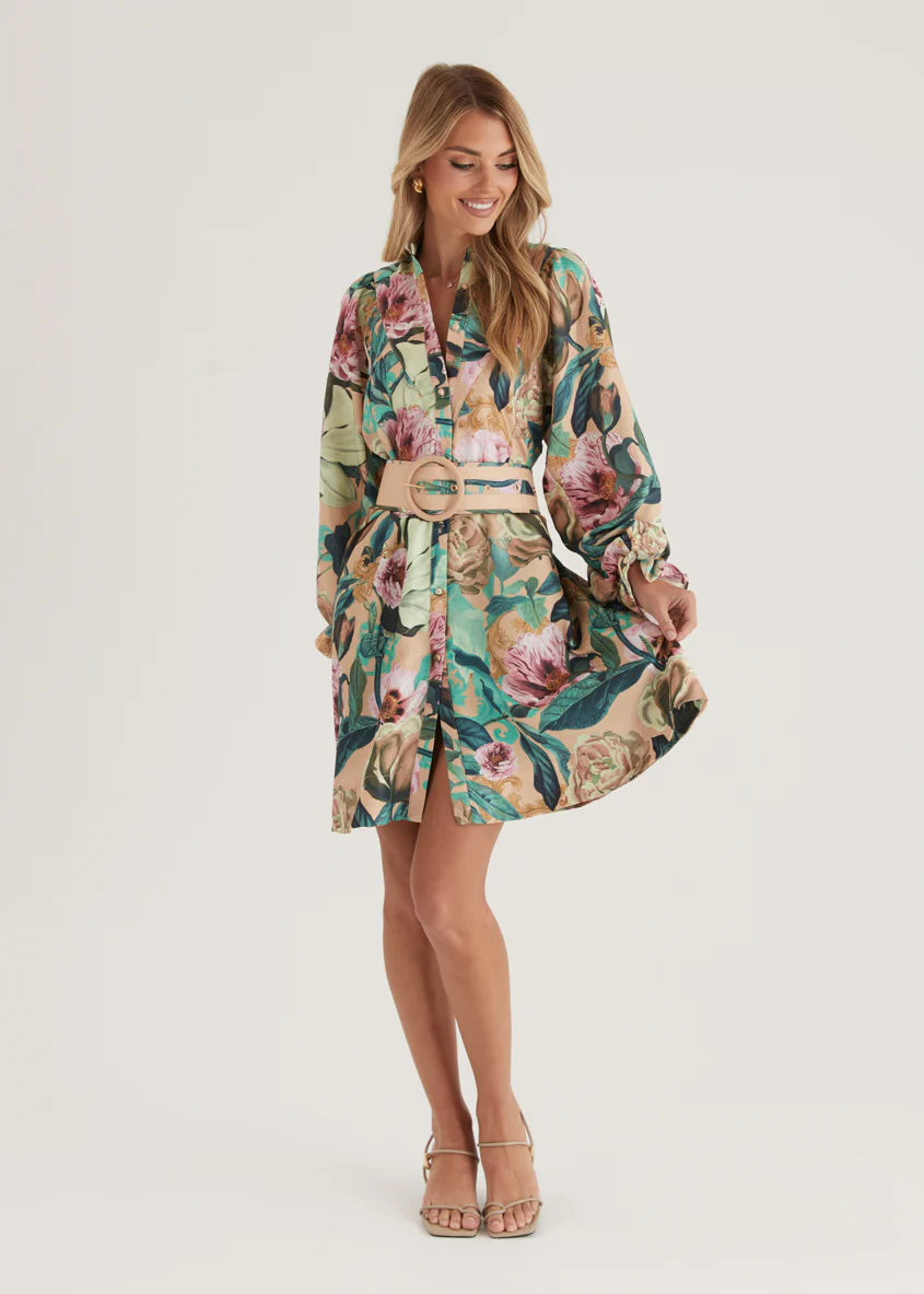 Angelina Dress - Mocha