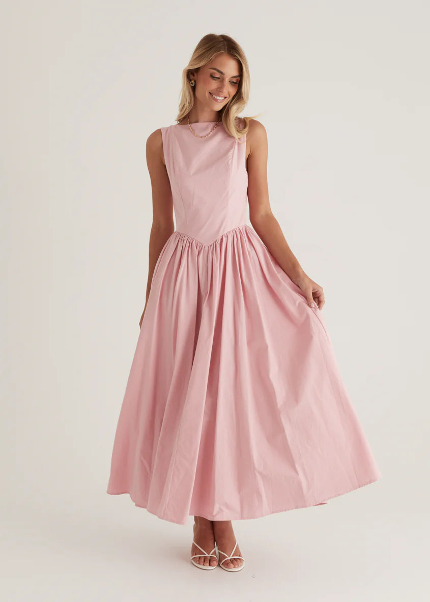 Bessie Maxi Dress - Pink
