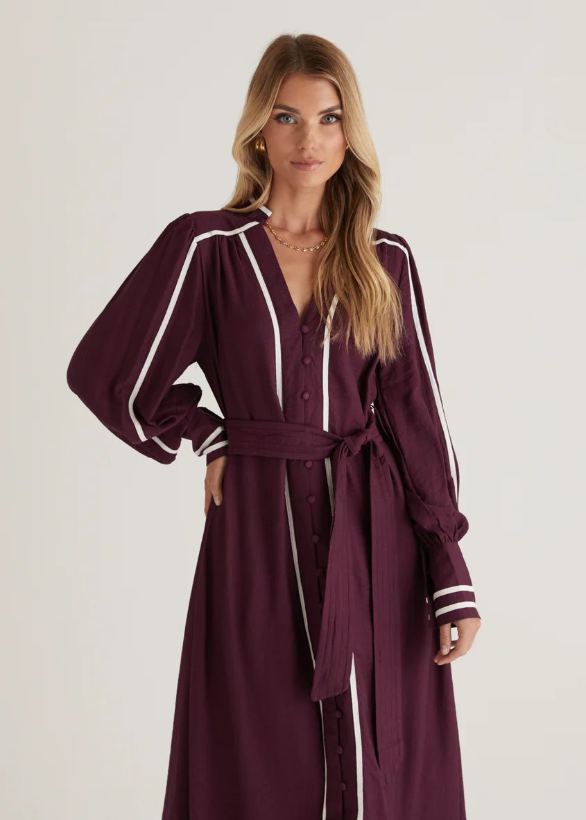 Melody Maxi Dress - Plum