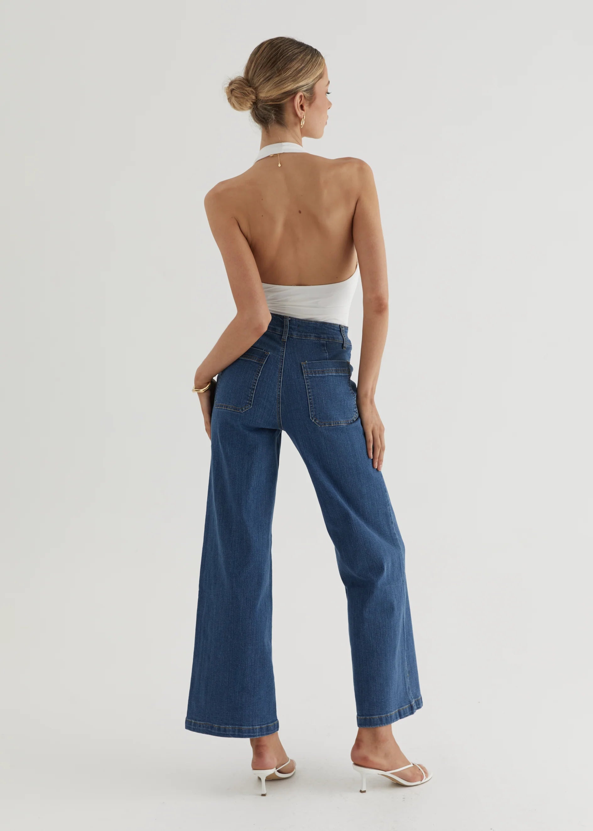 Carmina Stretch Jeans - Mid Blue