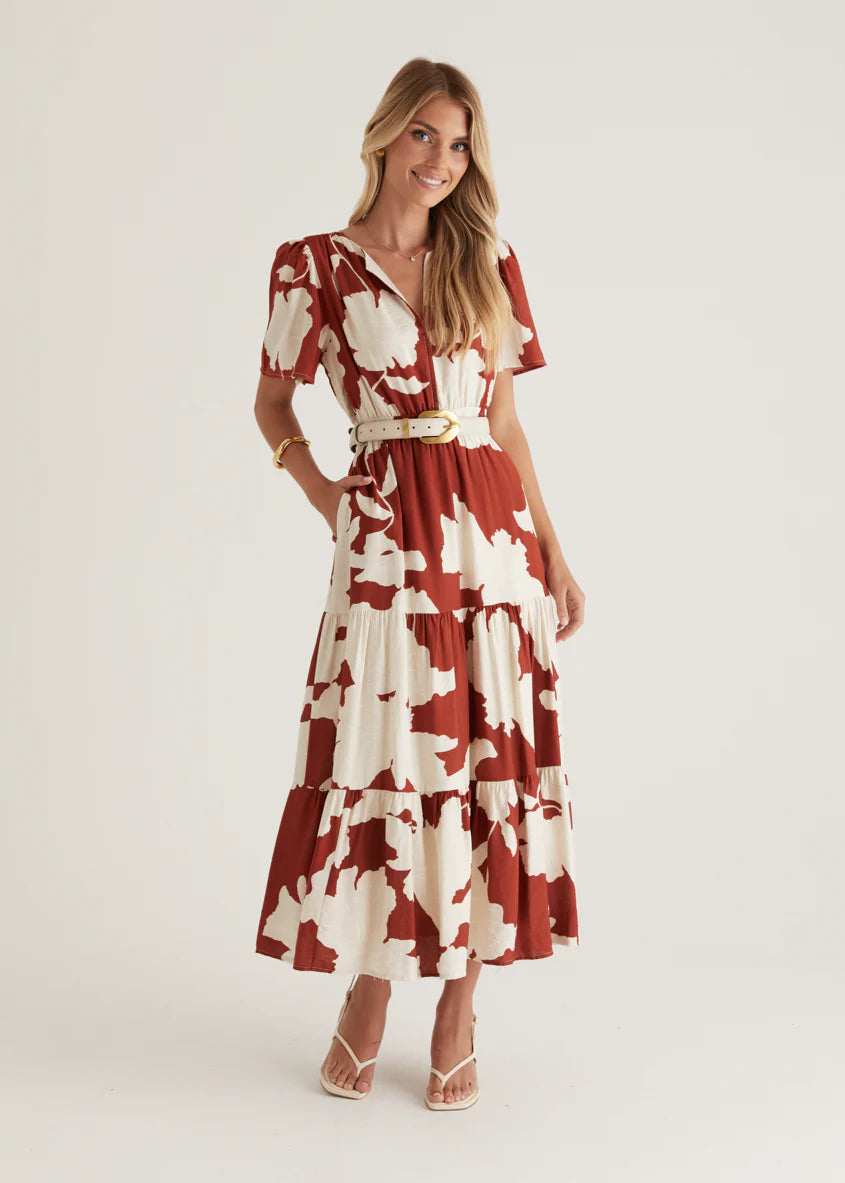 Katherine Maxi Dress - Auburn Floral