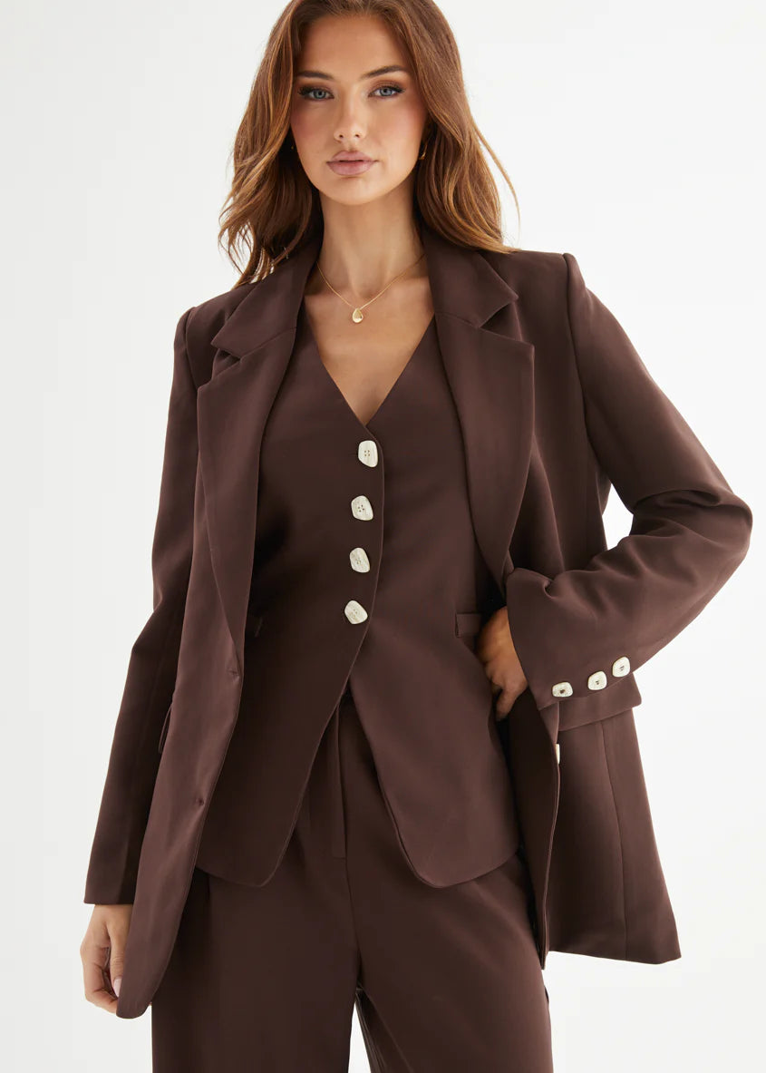 Sloane Blazer - Espresso