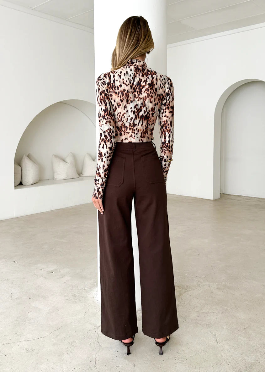 Misty Stretch Jeans - Chocolate