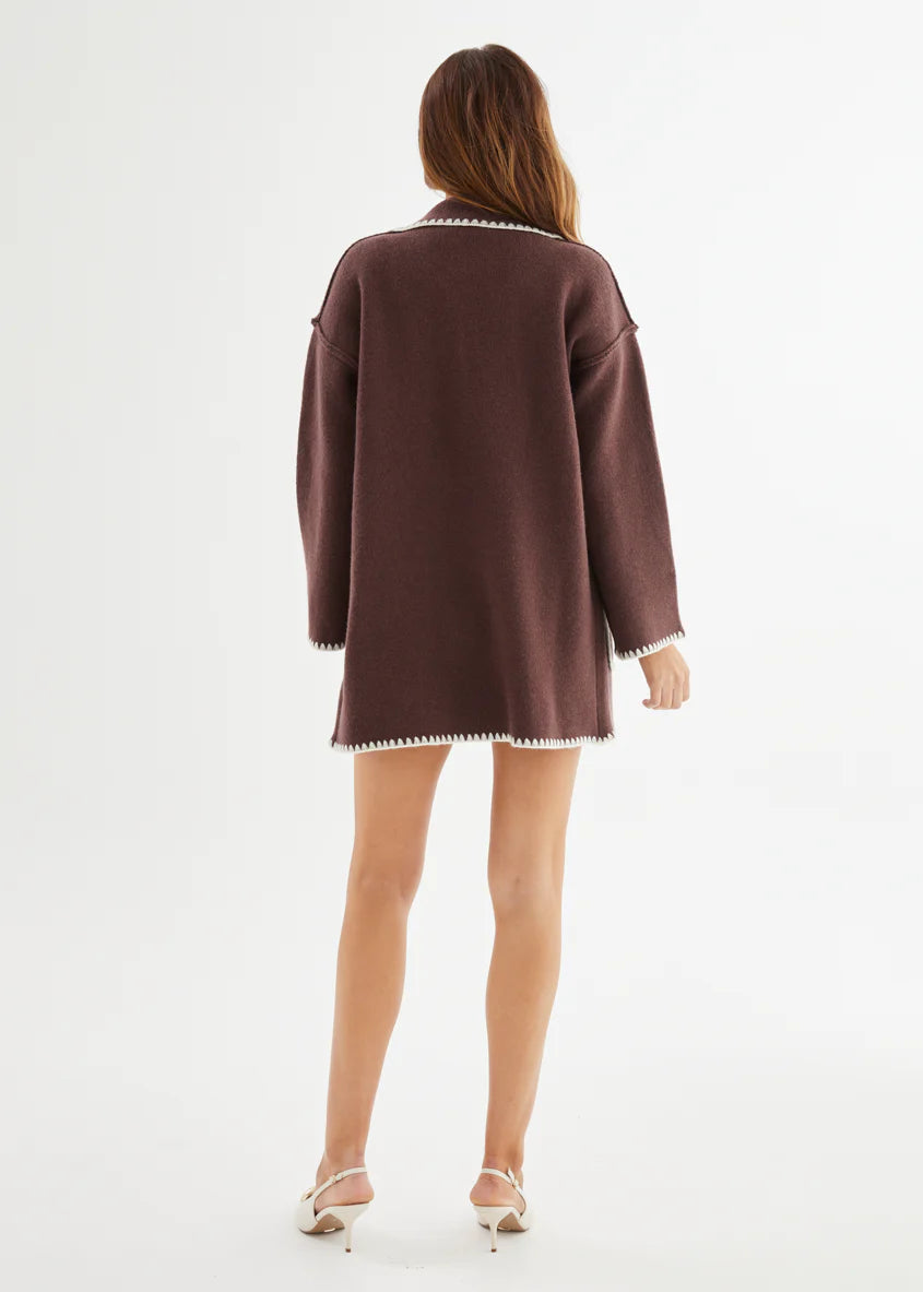 Harlo Cardigan - Espresso