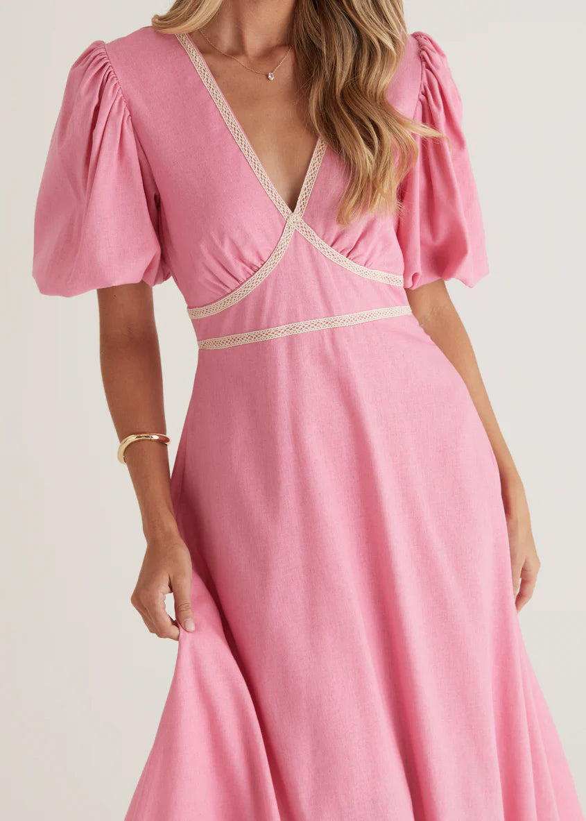 Ellodie Maxi Dress - Pink