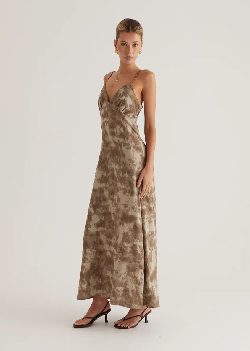 Emery Maxi Dress - Walnut