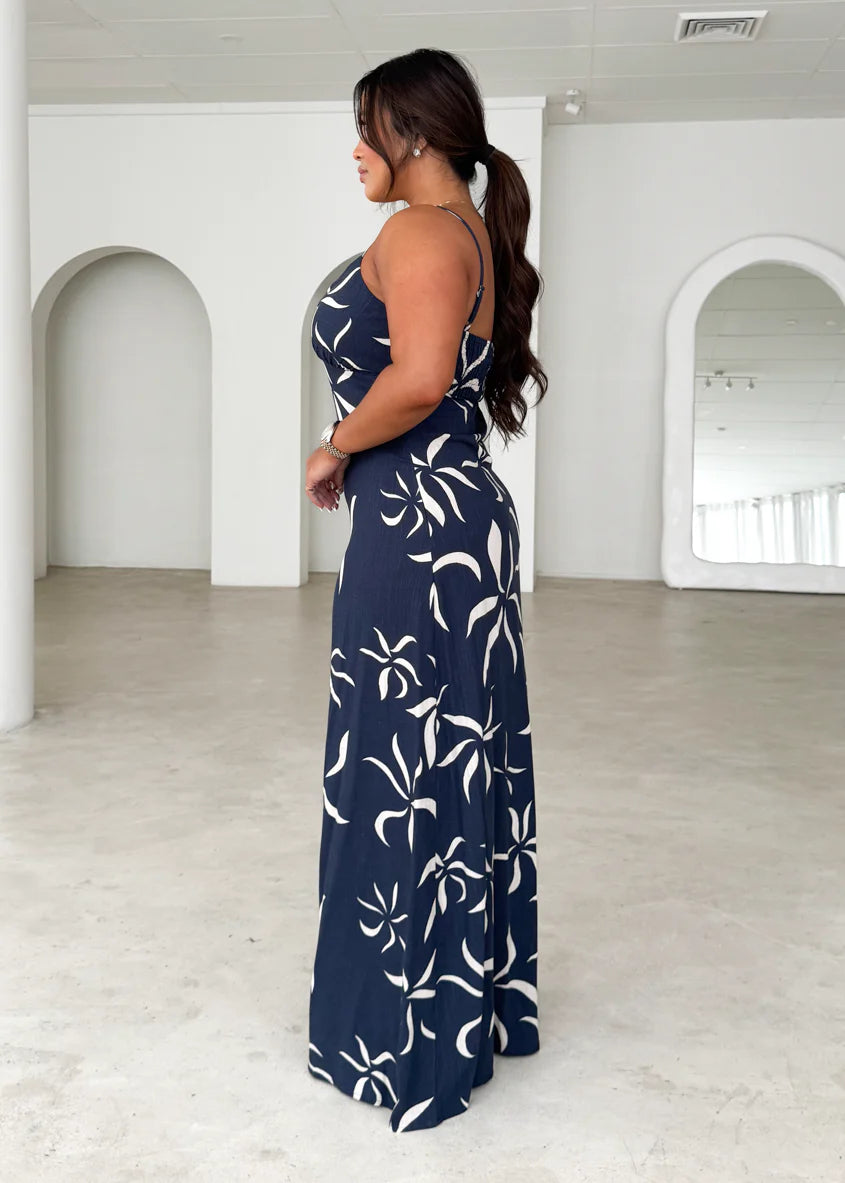 Cavalier Maxi Dress - Navy Ayana