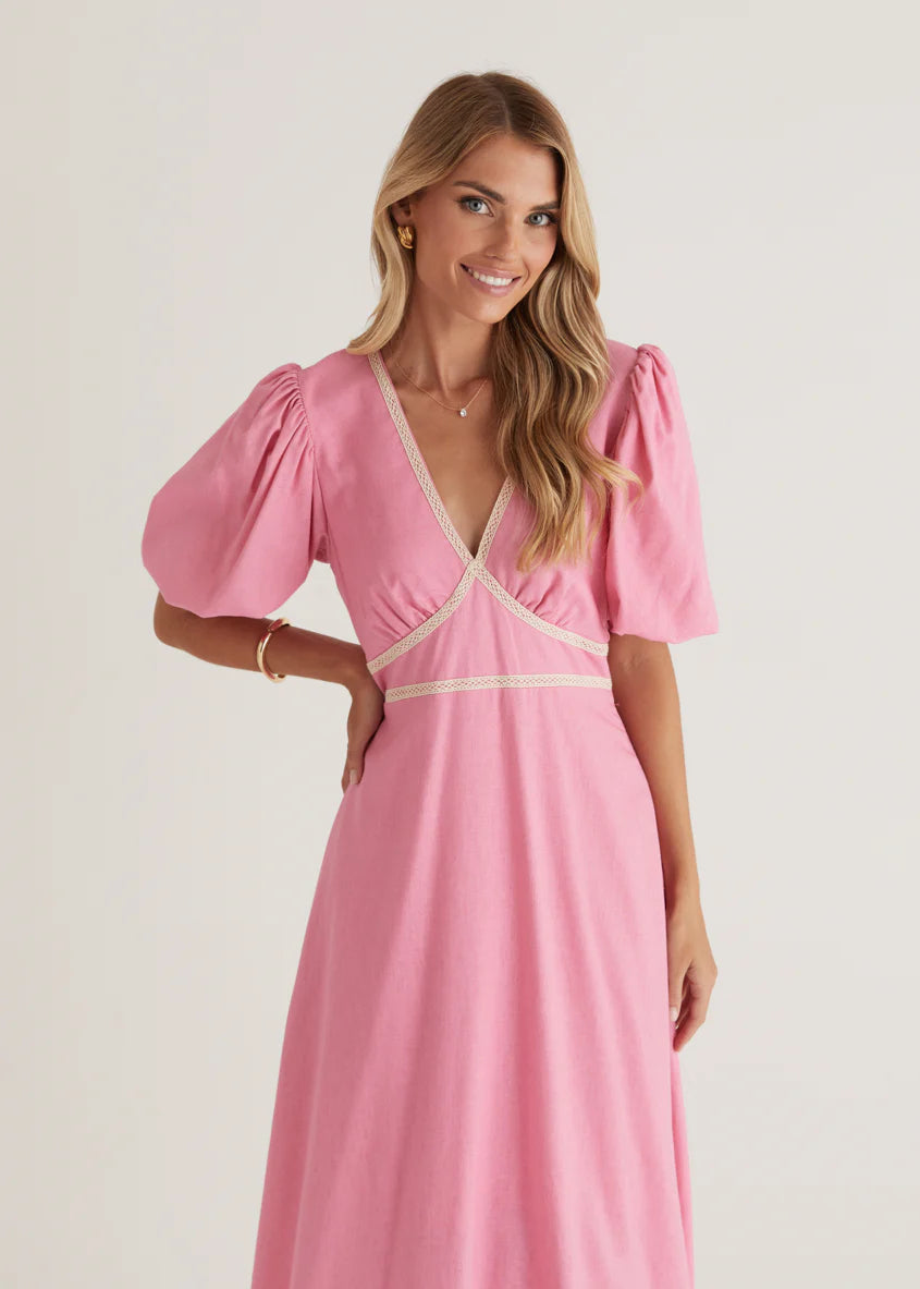 Ellodie Maxi Dress - Pink