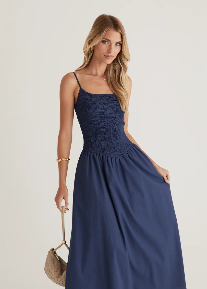 Skye Maxi Dress - Navy