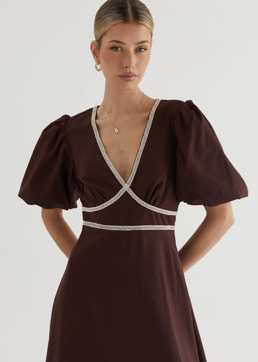 Ellodie Maxi Dress - Espresso