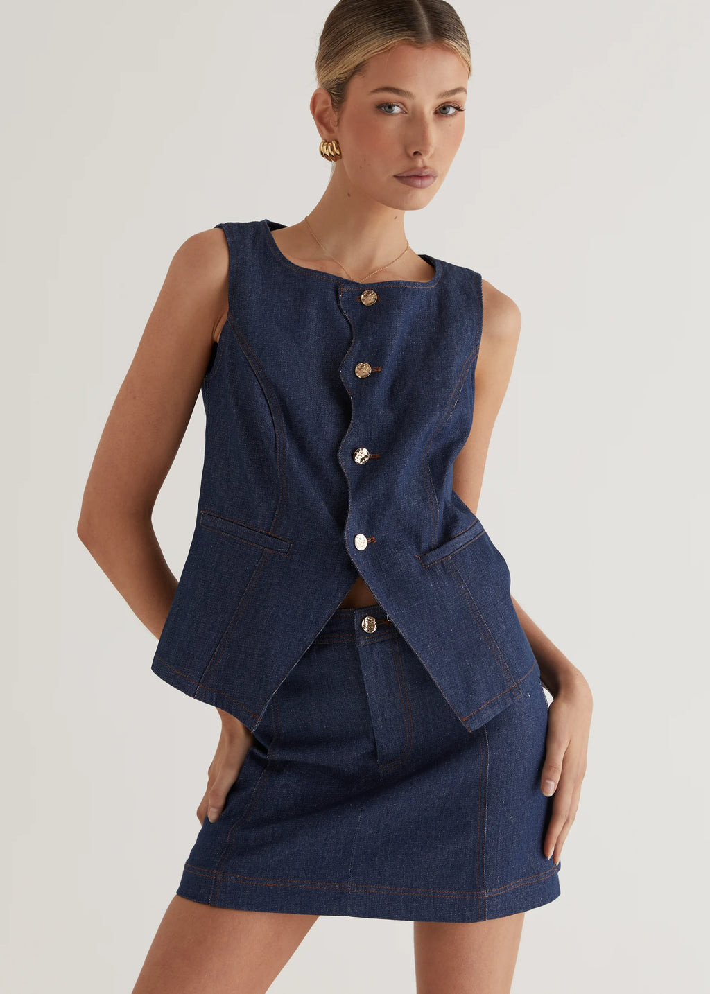 Zola Denim Set - Indigo