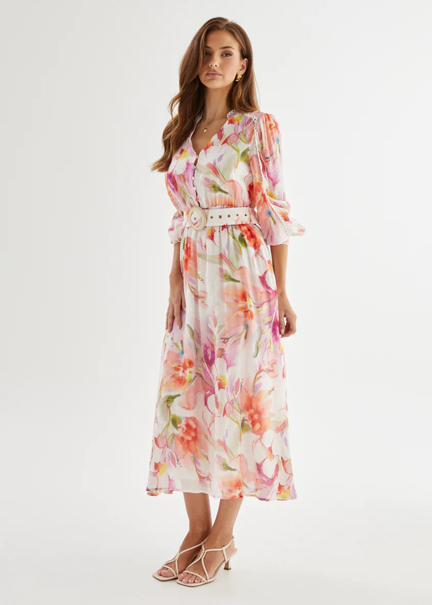 Milan Maxi Dress - Spring Bloom