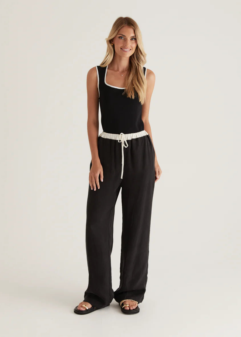 Alexis Cupro Pants - Black