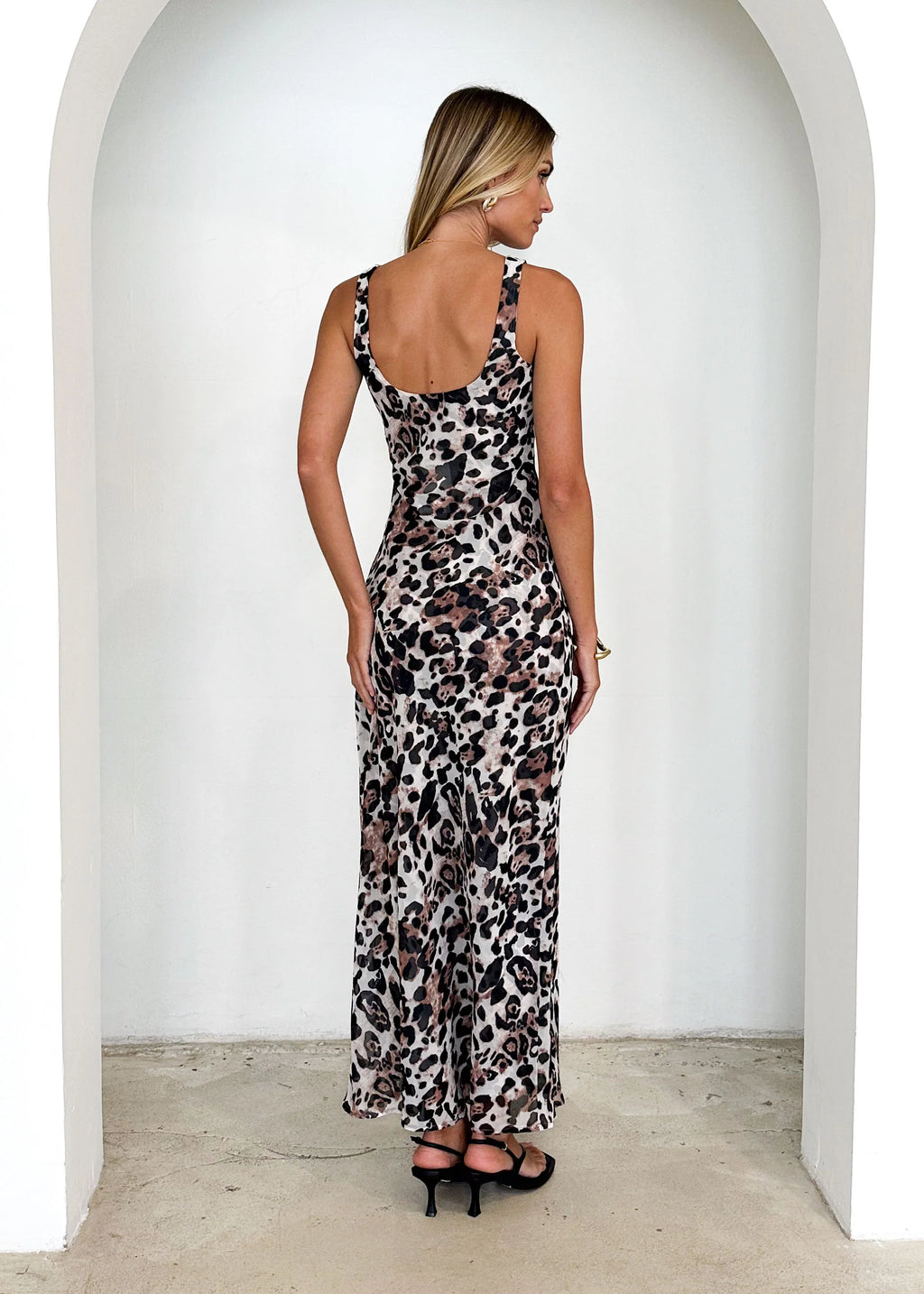 Abio Midi Dress - Leopard