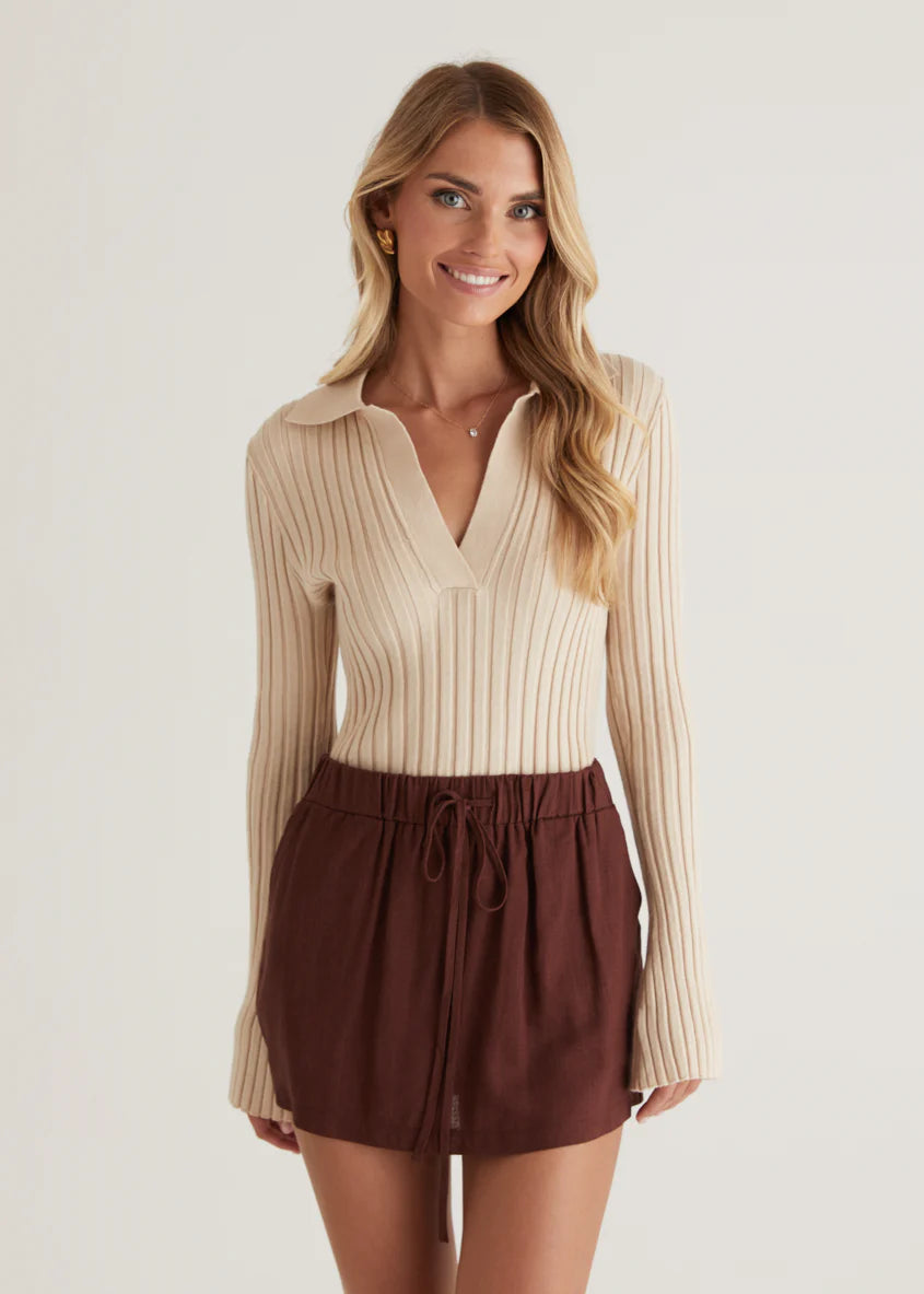 Lucah Skirt - Chocolate