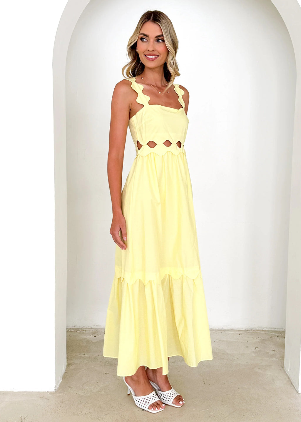Margot Maxi Dress - Lemon