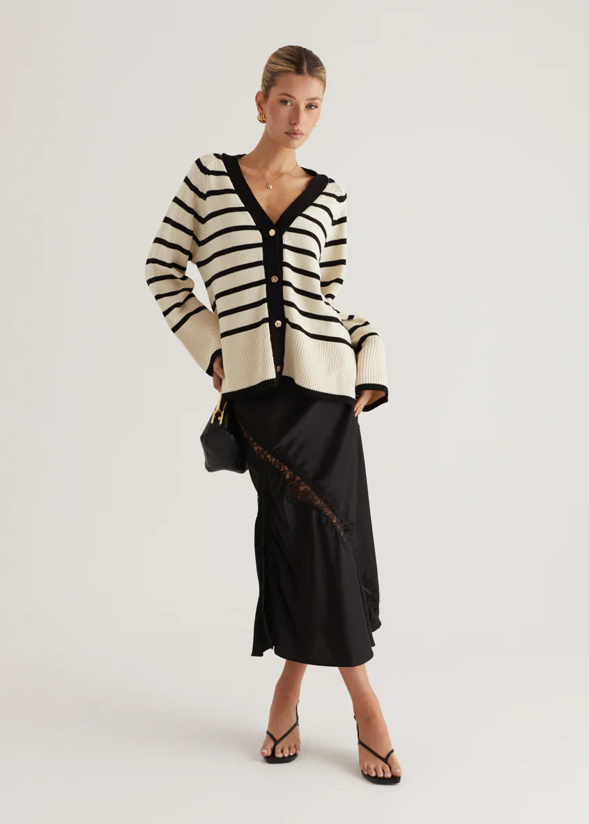 Cassidy Sweater - Cream Stripe