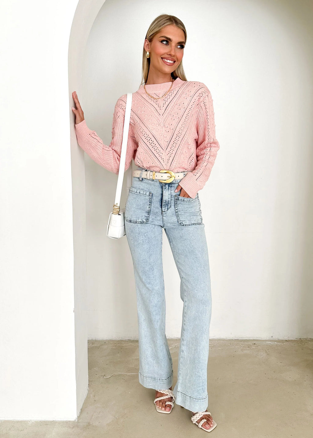 Elyse Sweater - Pink