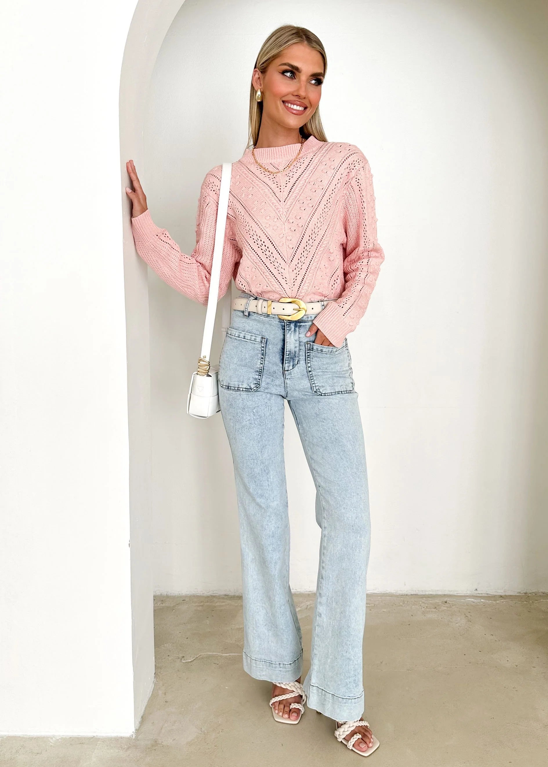 Elyse Sweater - Pink