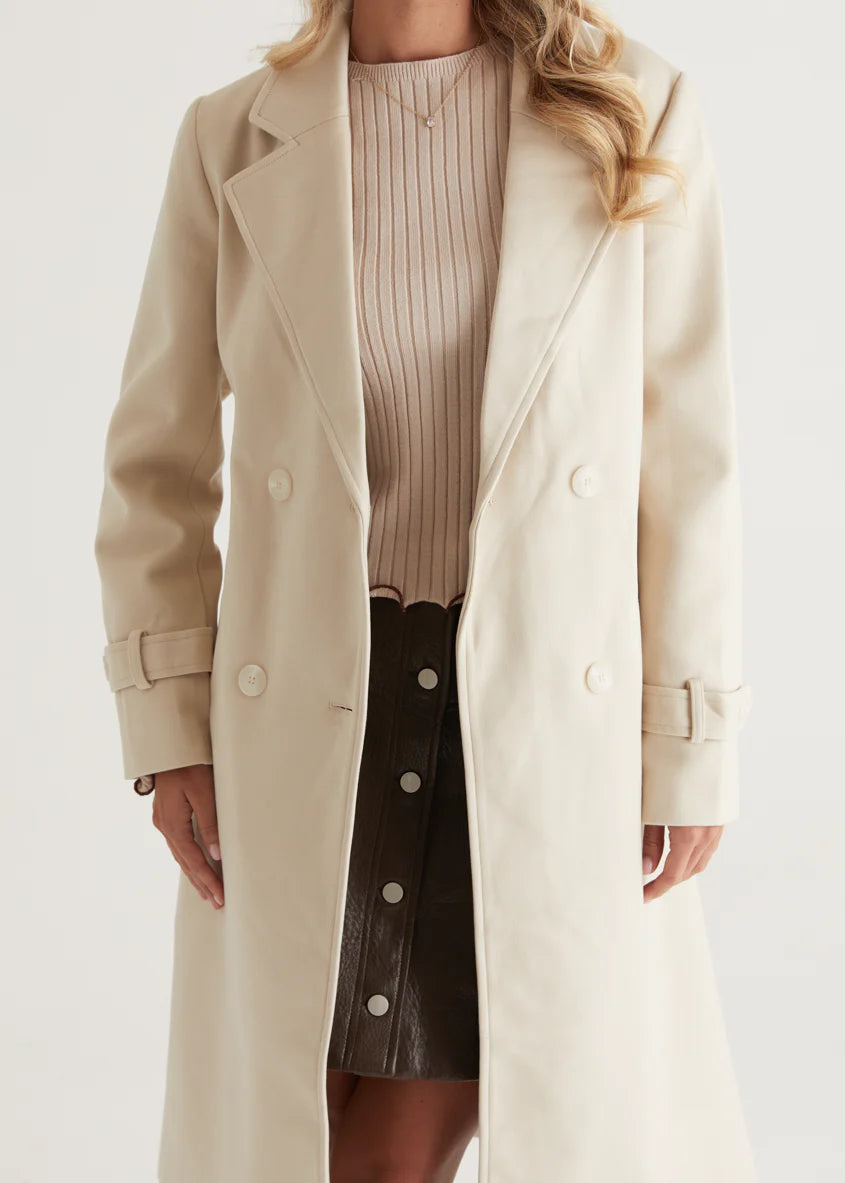 Matilda Coat - Almond