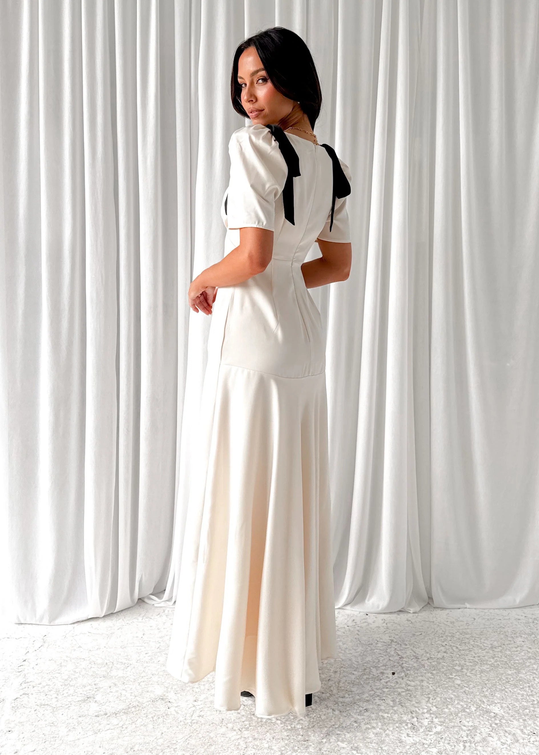 Ettara Maxi Dress - Cream