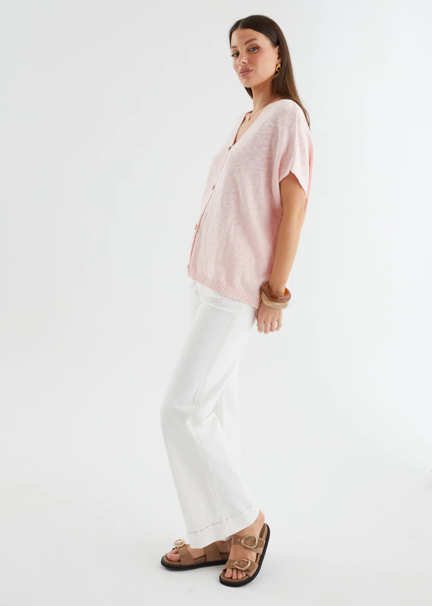 Aria Knit Top - Cotton Candy