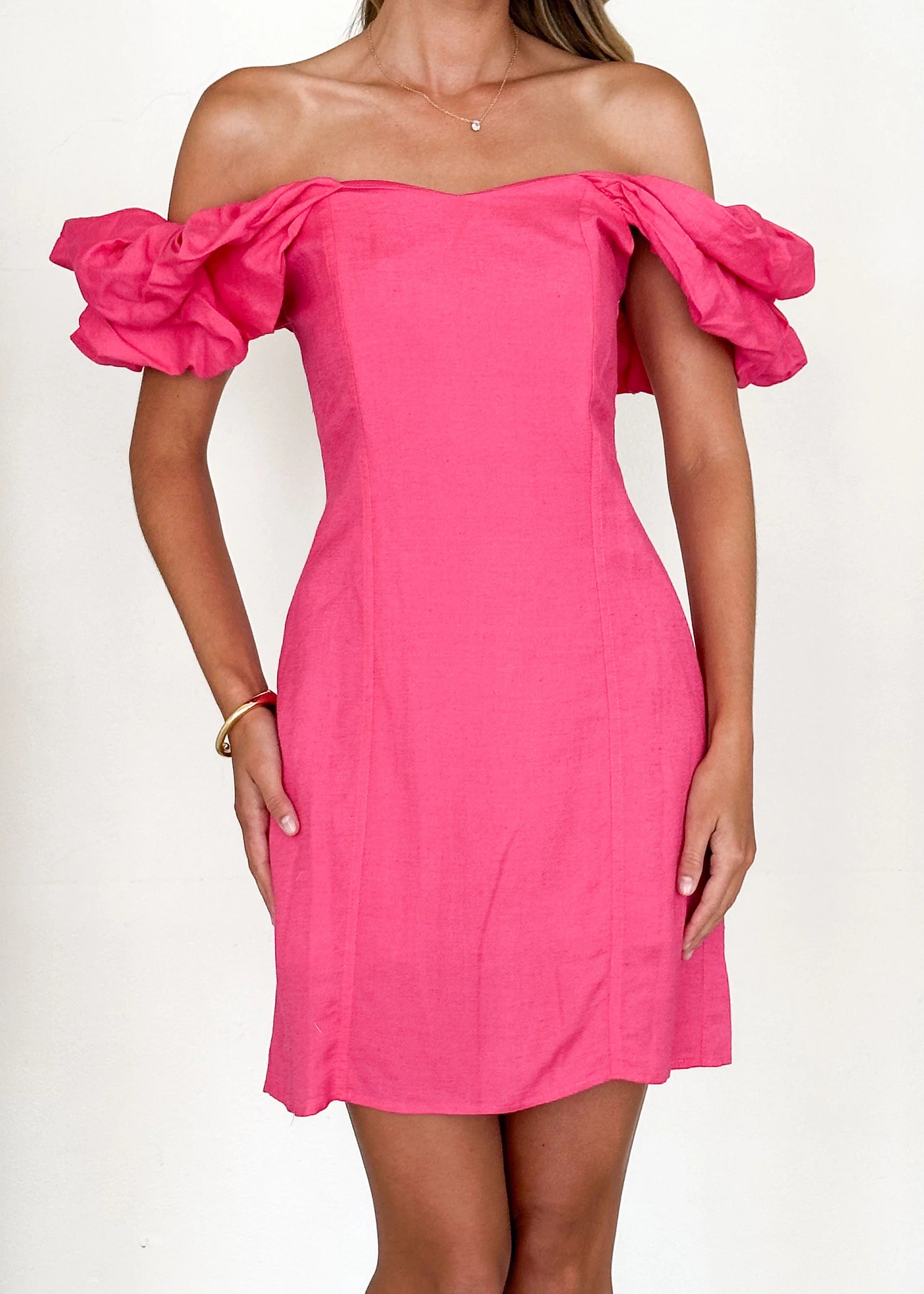 Ophelia Dress - Magenta
