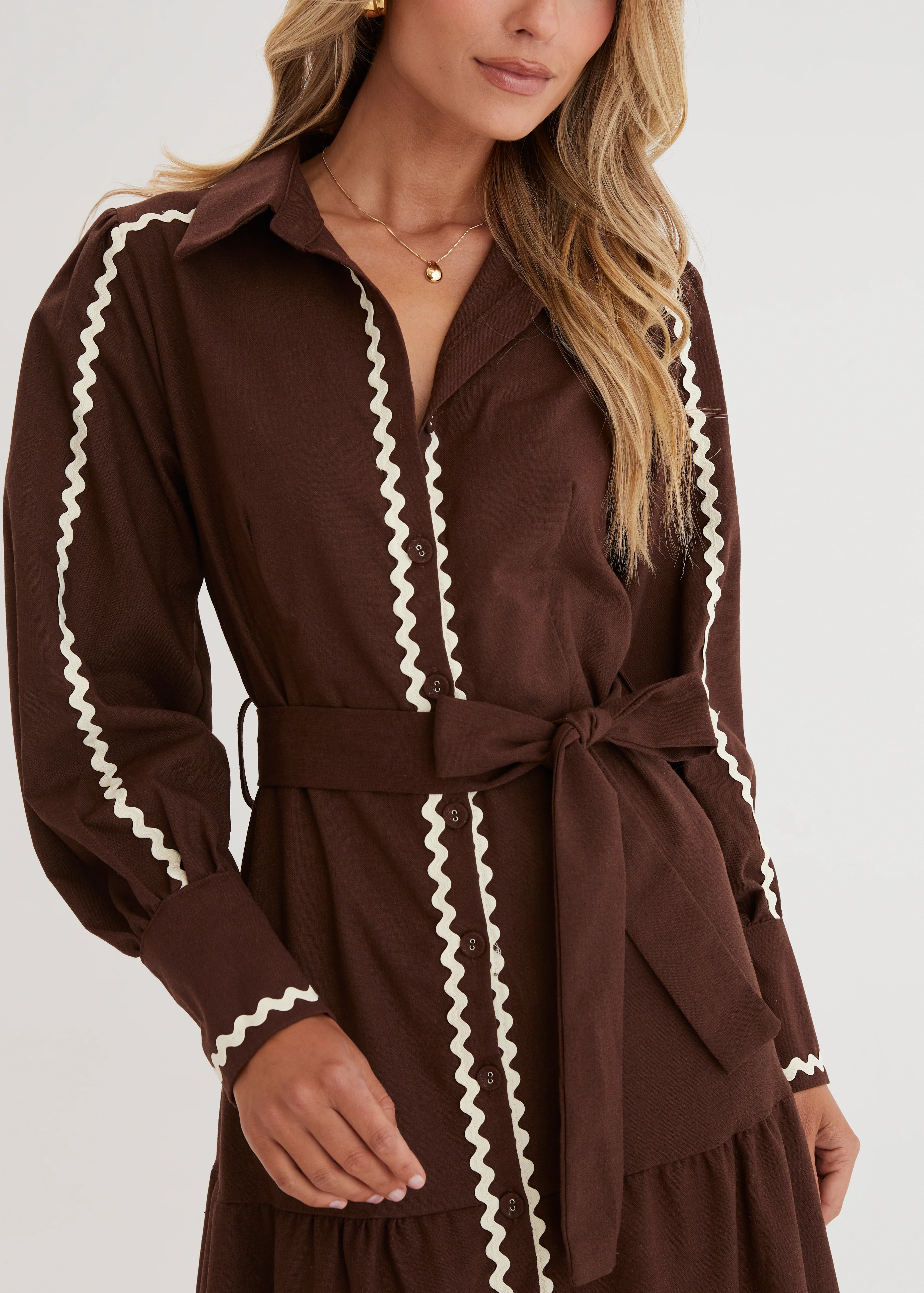 Jordana Maxi Dress - Espresso