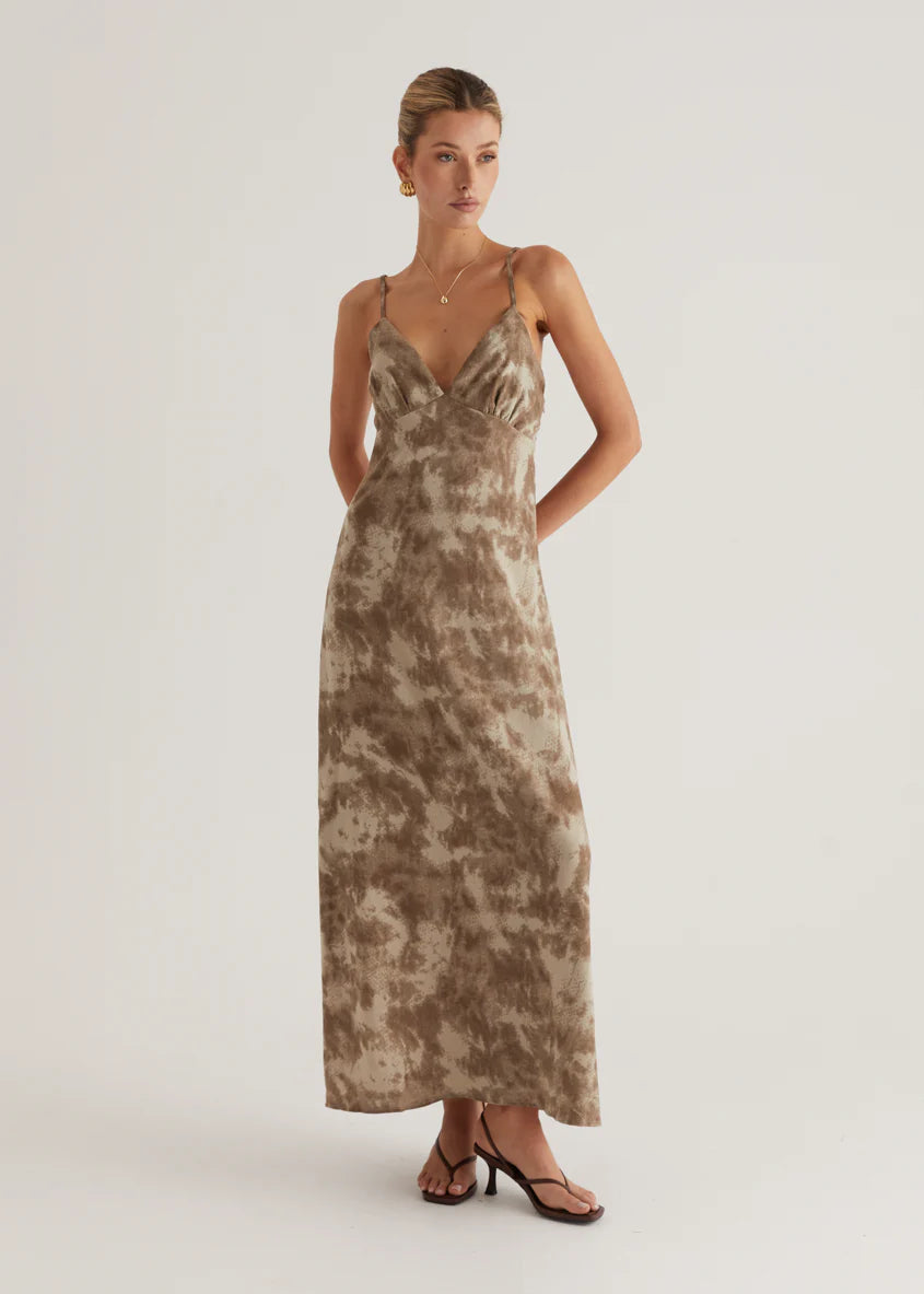 Emery Maxi Dress - Walnut