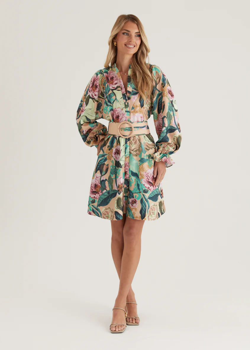 Angelina Dress - Mocha