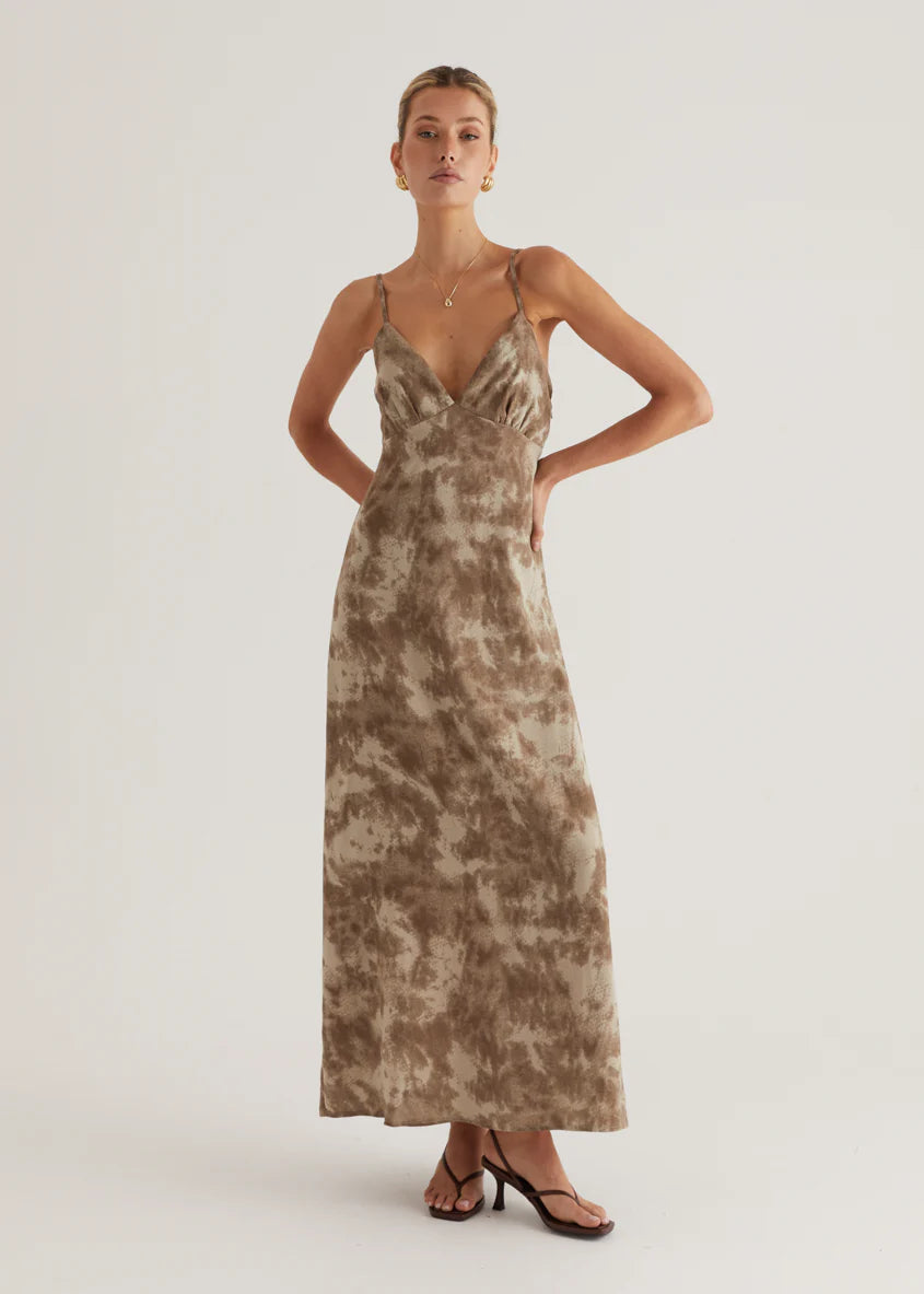 Emery Maxi Dress - Walnut