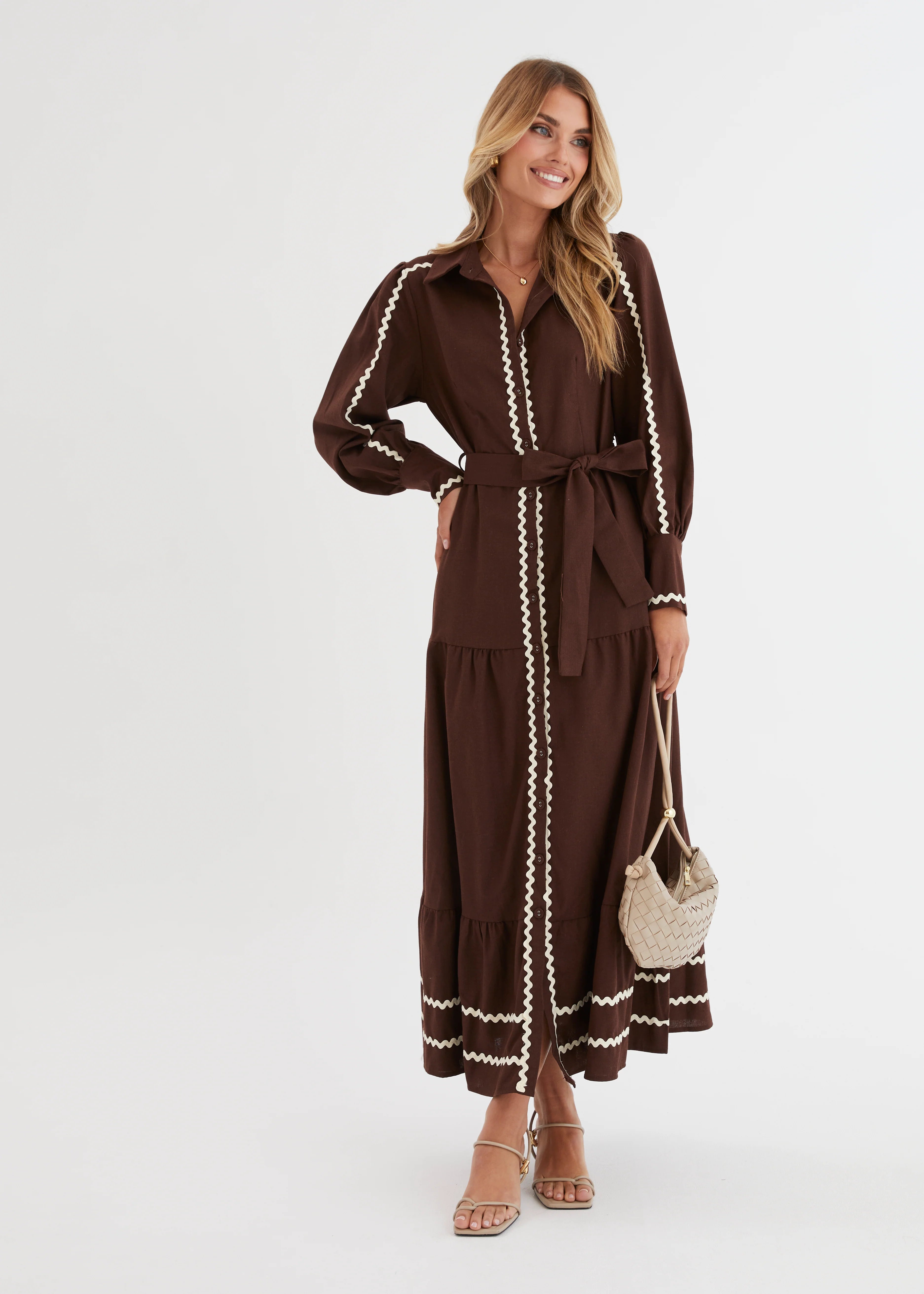 Jordana Maxi Dress - Espresso